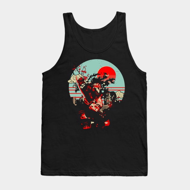 Hero Killer: Stain Chizome Akaguro Tank Top by Kaniart